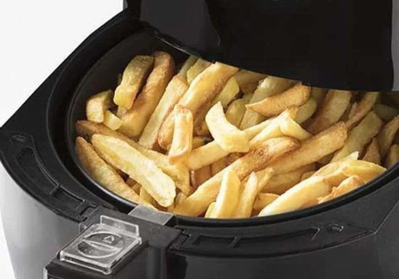 Freidora Sin Aceite Olla Air Fryer 7 Litros Extragrande Negro
