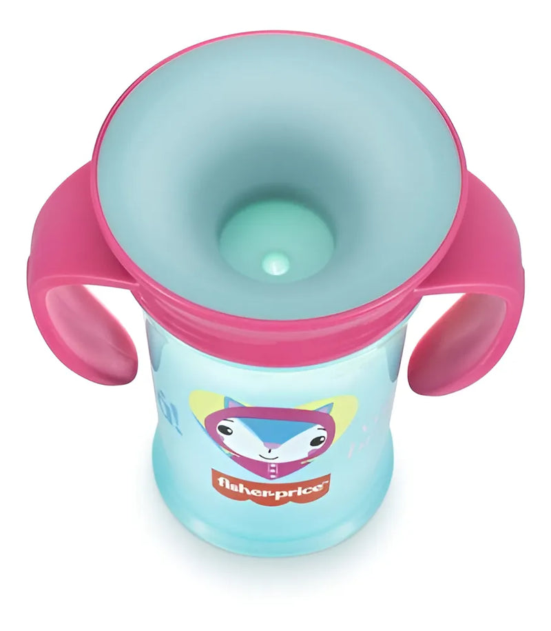 Vaso De Entrenamiento Fisher Price Bb1021 Rosa Color Turquesa Liso