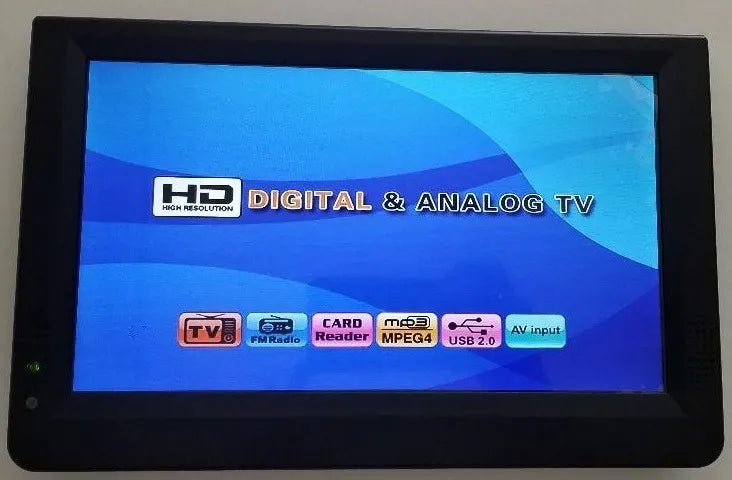 Tv Digital Portatil 12 Pul. Tdt Bat. Recarg - Hdmi - Usb