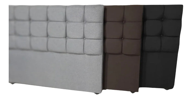 Colchon Doble + Basecama + Espaldar Almohadas Envio Bogota Negro Gris Cafe