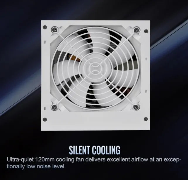 Fuente De Poder Thermaltake Smart W3 Snow 700 Vatios Blanca Blanco