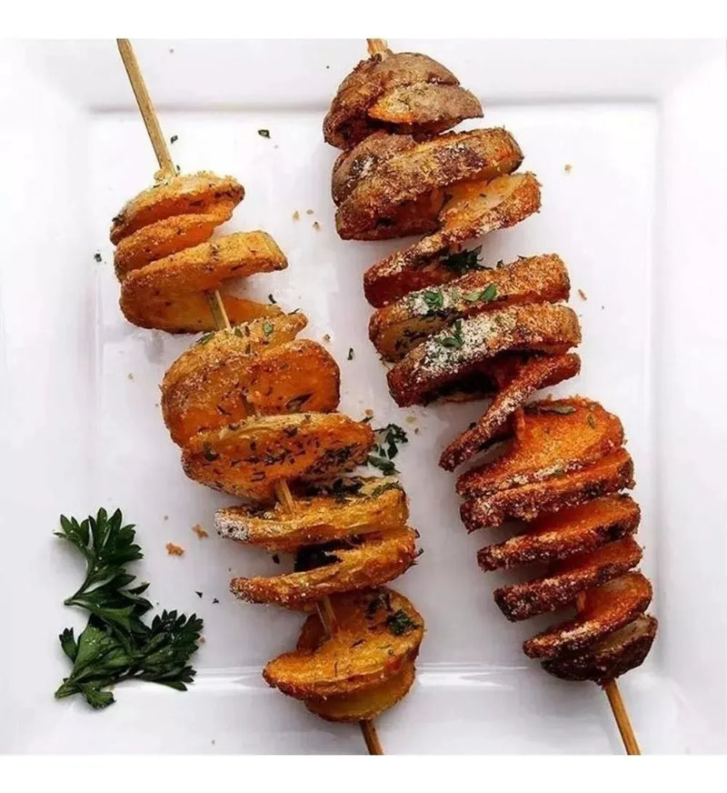 Pelador Papa En Espiral Espiropapa Verduras Cocina Rojo