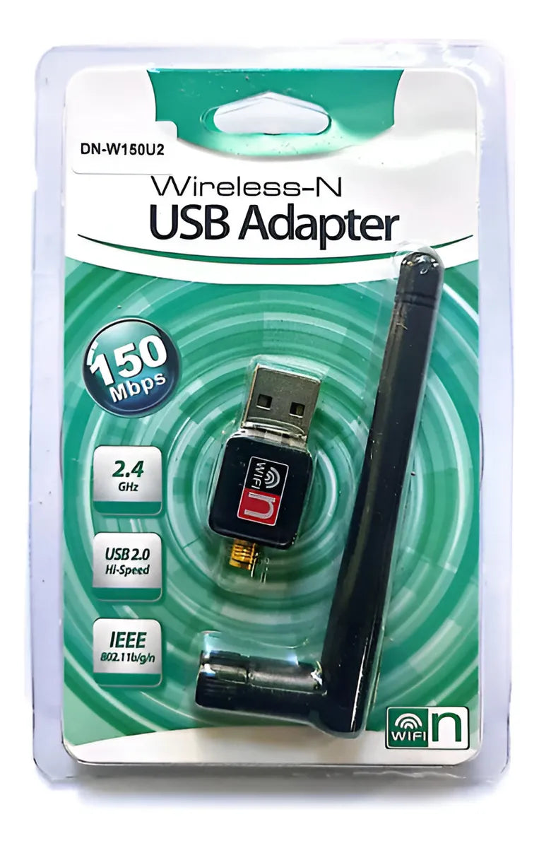 Receptor Usb Wifi Con Antena Seisa Dn-w150u2