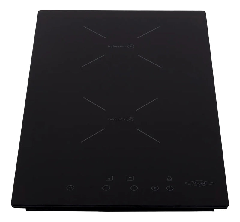 Estufa De Empotrar Inducción Negra 30cm Eléctrica 220v Haceb Negro