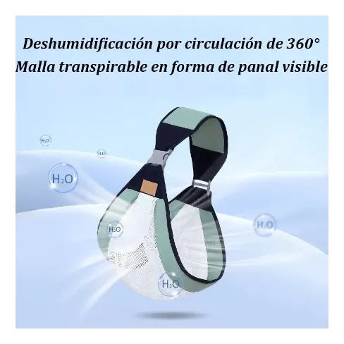 Mochila Porta Bebé Ligera Y Transpirable Verde Claro