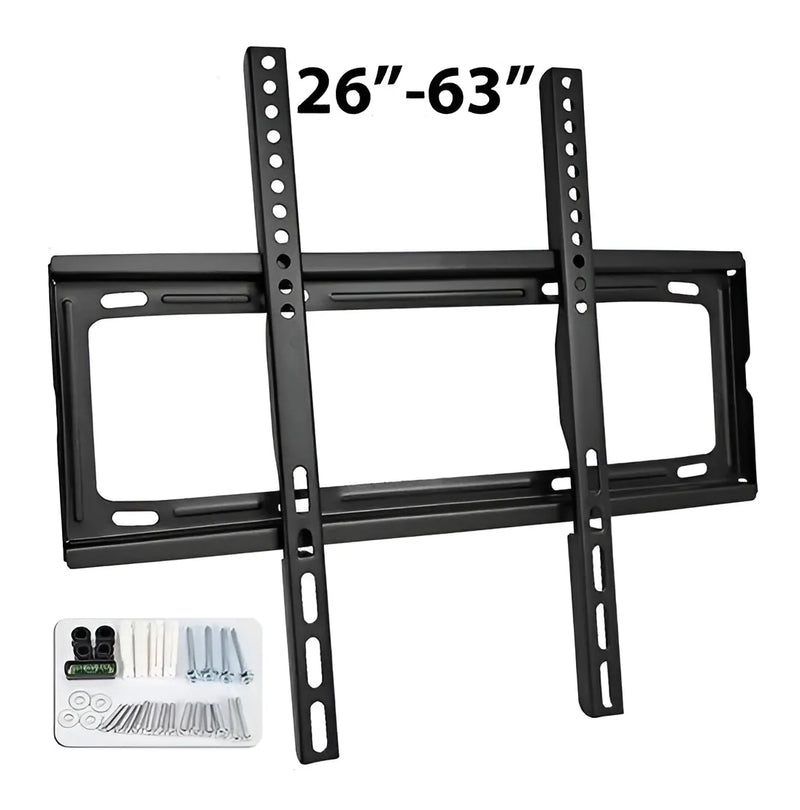 Soporte Tv Fijo 26 - 63 Pulgadas Hasta 50kg. Tecnomati Color Negro