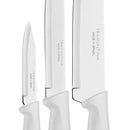 Juego De Cuchillos Kit X3 Tramontina Original Inoxidables Blanco
