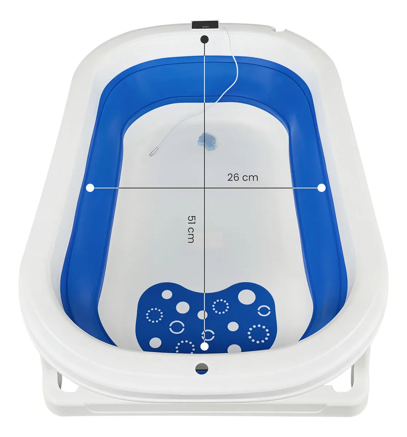 Bañera Bebe Plegable Splash Priori Color Azul