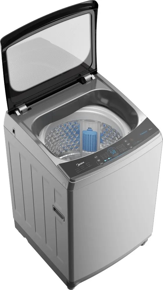 Lavadora Carga Superior 10 Kg Gris Acero Inoxidable Midea