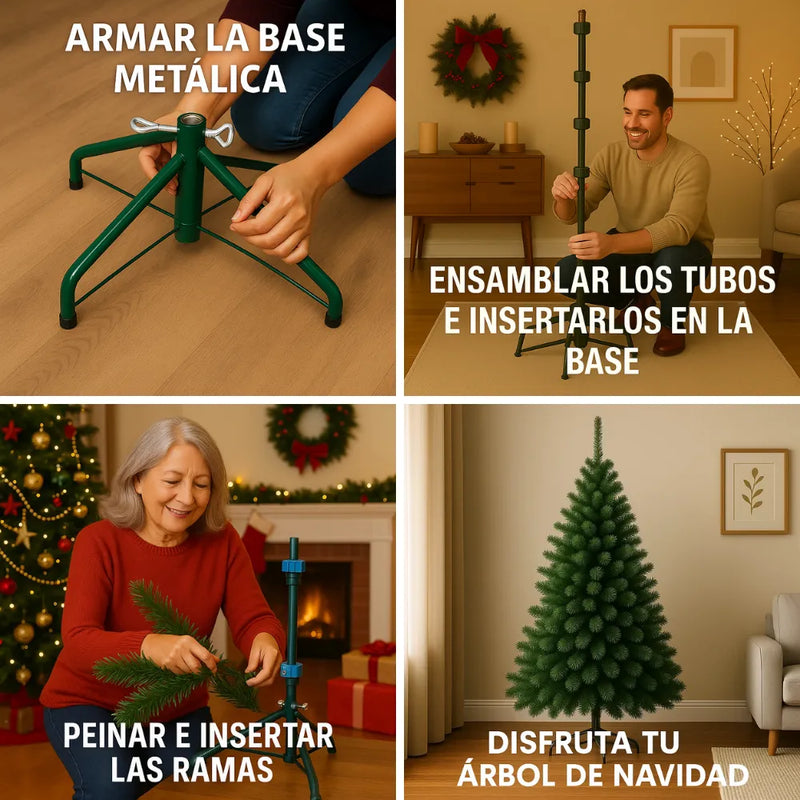 Árbol De Navidad Pino Himalaya 2.25m Verde 1131 Ramas