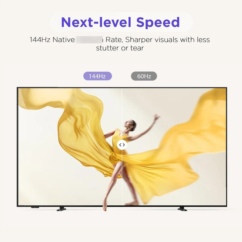 Smart Tv Qled 4k 65 Pulgadas Diseño Ultradelgado 144hz Hdr