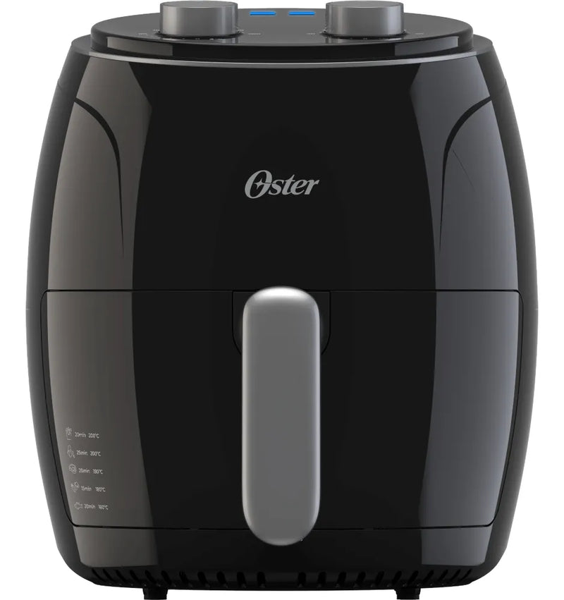 Oster® Freidora De Aire Manual, Capacidad 3.8l Antiadherente Color Negro 127