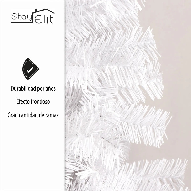 Árbol De Navidad Artificial Blanco 1.70 M Alta Calidad