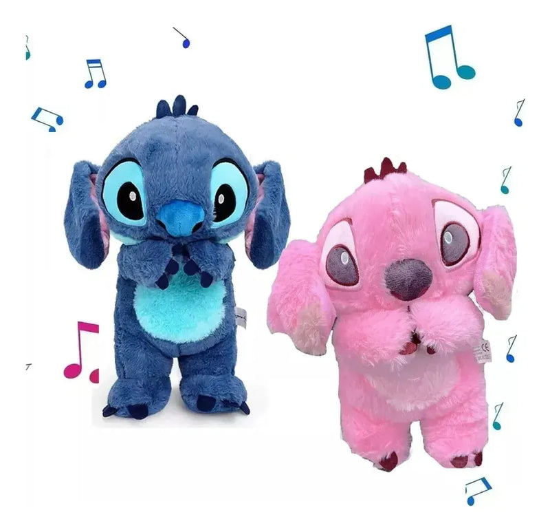 Peluche Ansiedad Stitch Muñeco Movimiento Relajante Suave Azul Únicamente