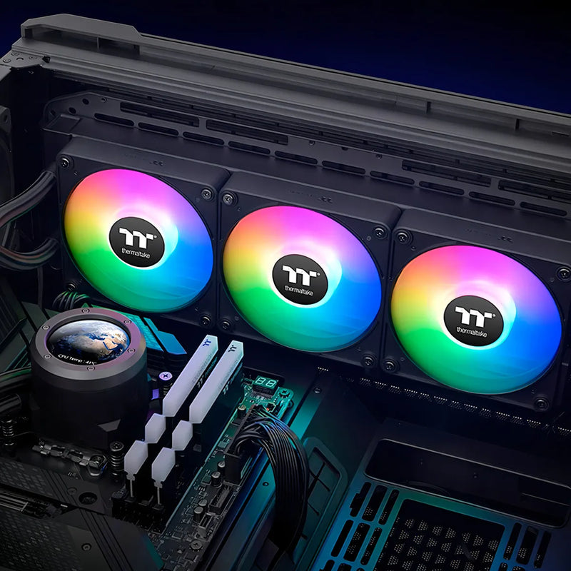 Enfriador de agua Thermaltake Ultra V2 Ex Argb todo en uno de 360 mm