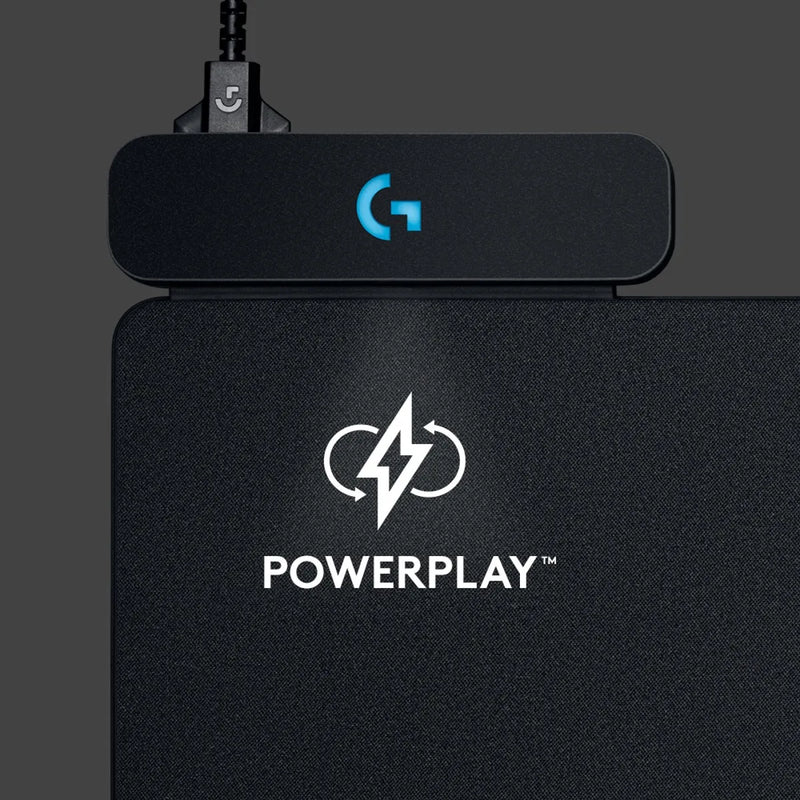 Pad Mouse Logitech Powerplay / Sistema De Carga Inalámbrica Black