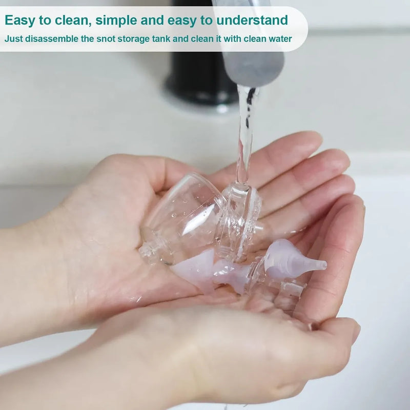 Aspirador Nasal Para Bebe Succión Eléctrica De Nariz Blanco