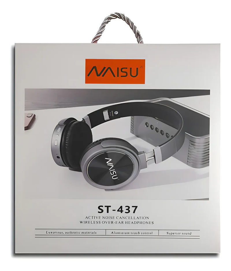 Diadema Bluetooth Naisu St 437 Color Negro Color de la luz NA