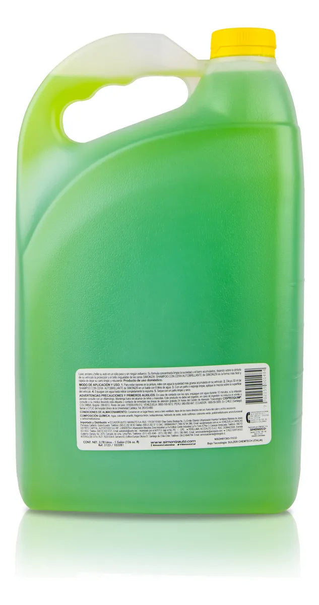 Shampoo Simoniz Con Cera Autobrillante 1gl