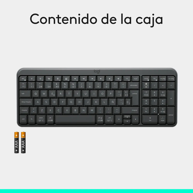 Teclado Inalámbrico Bluetooth Logitech K250 Negro