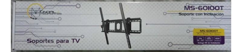 Soporte Para Grandes Tv Con Inclinación De 65 A 100 Color Negro