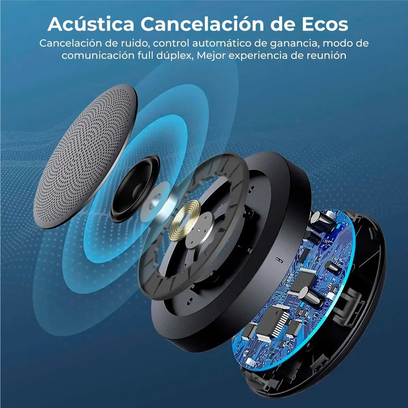 Micrófono Bluetooth Con Parlante Color Negro