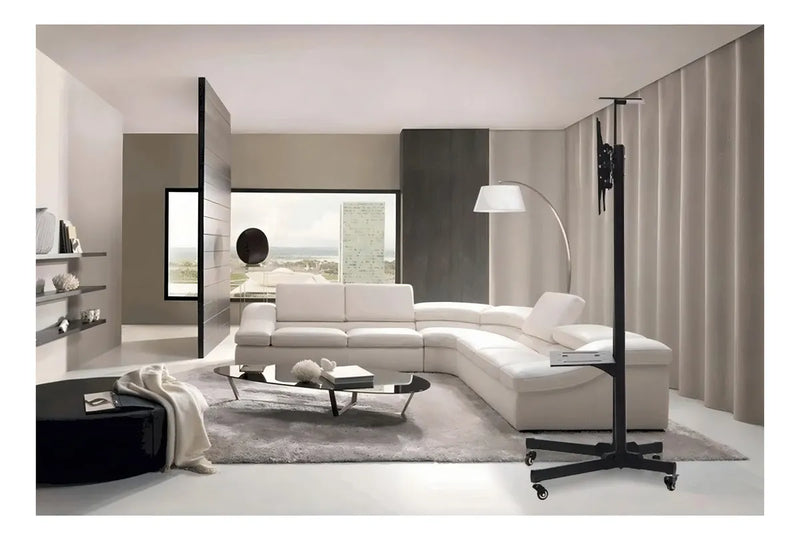 Soporte Tv Móvil Ruedas, 32'' A 70'' / Max 50kg, Jd Spr-6402 Color Negro