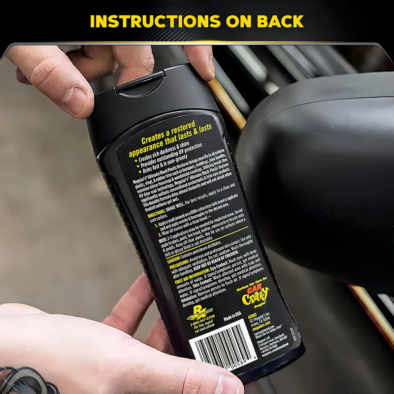Revitalizador renovador de plástico negro Meguiars Ultimate