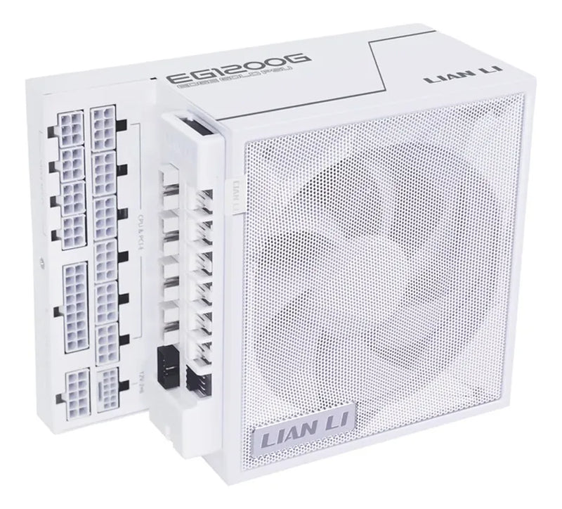 Fuente De Poder Lian Li 1200w Atx Edge Gold Blanco Modular