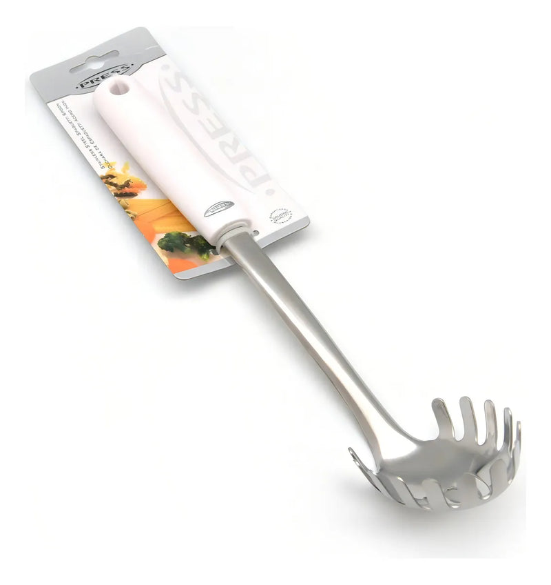 Cuchara De Espaguetti o Pasta Acero Inox 76309 Blanco Press