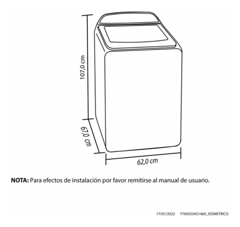 Lavadora Haceb 16kg Digital Superior Negra Lav Zou 16kg D Ne Gris