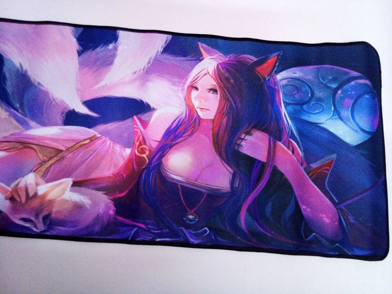 Mouse Pad Gamer Extra Largo De 80cm X 30cm Azul Oscuro
