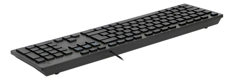 Teclado Dell KB216-BK-LTN QWERTY español latinoamérica color negro