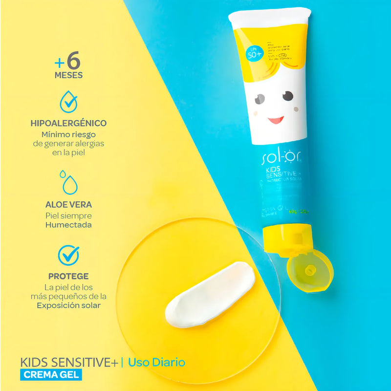 Protector Solar Sol-or Kids Sensitive Spf 50 X 60g