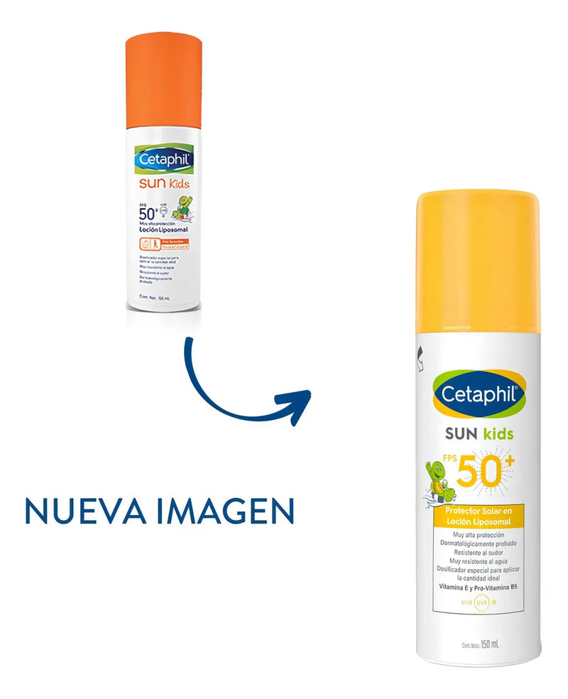 Protector Solar Cetaphil Sun Kids Vitamina E Fps 50 - 150ml