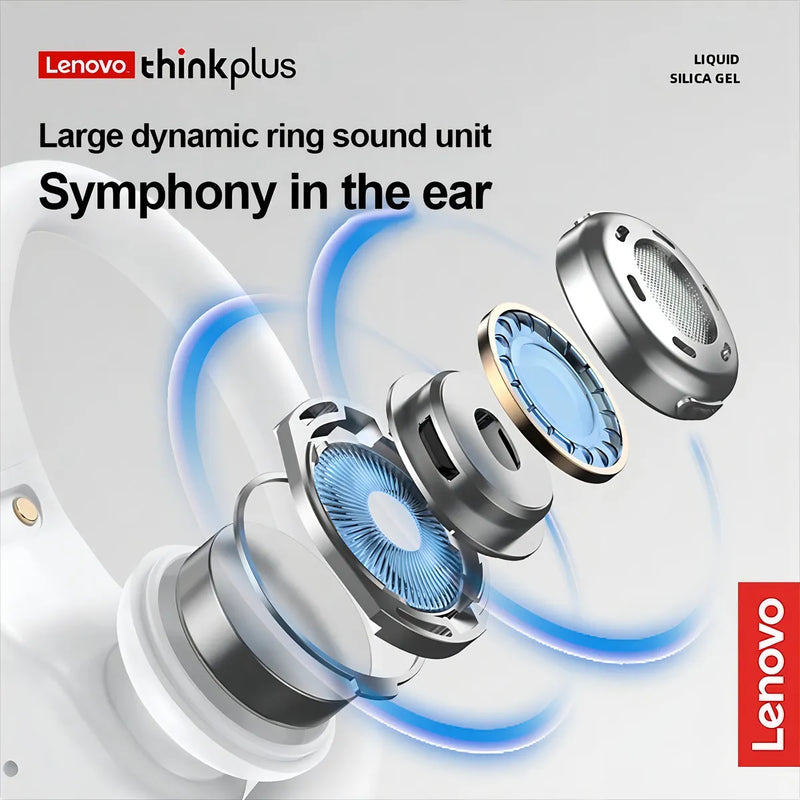 Audífonos 100% Lenovo Livepods Lp75 Bluetooth 5.3 Negro