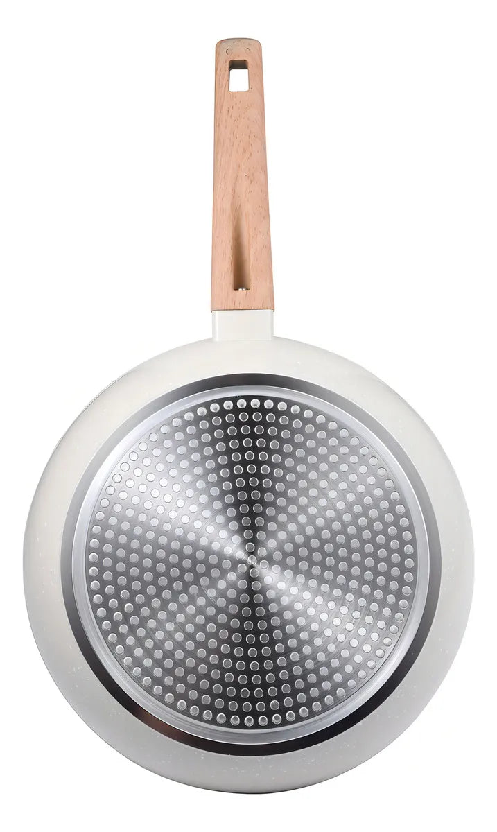 Sarten Hondo 28cm Con Tapa Naturally Bg Color Beige