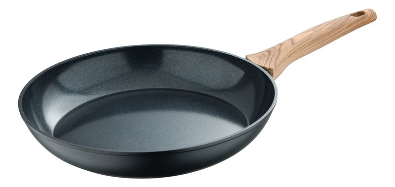 Set X 3 Piezas ,sarten 28cms,asador 36x23cms Y Wok De 26cms Color Negro