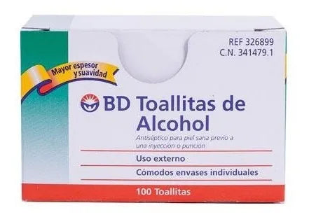 Toallitas Alcohol Swab Pañitos Par - Unidad A $267