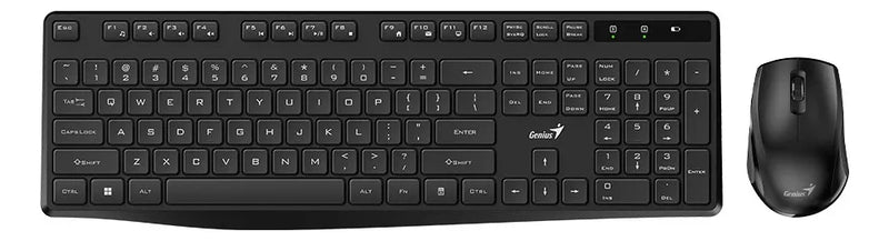 Combo Teclado + Mouse Inalambrico Genius Km-8206s Negro