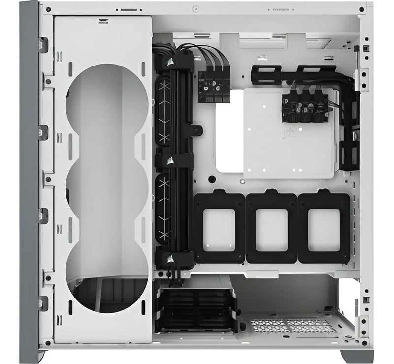 Gabinete Corsair Icue 5000x Rgb Blanco Vidrio Templado Atx