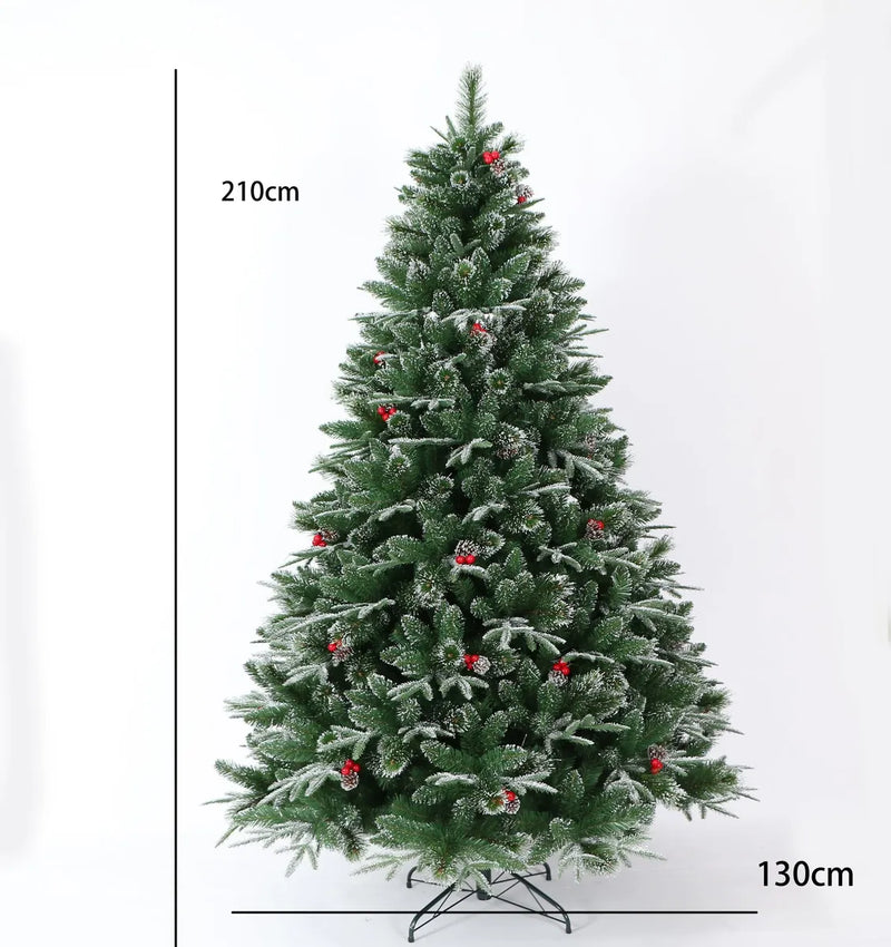 Árbol De Navidad Berries Pina 210 - 1256 Ramas Dear Santa