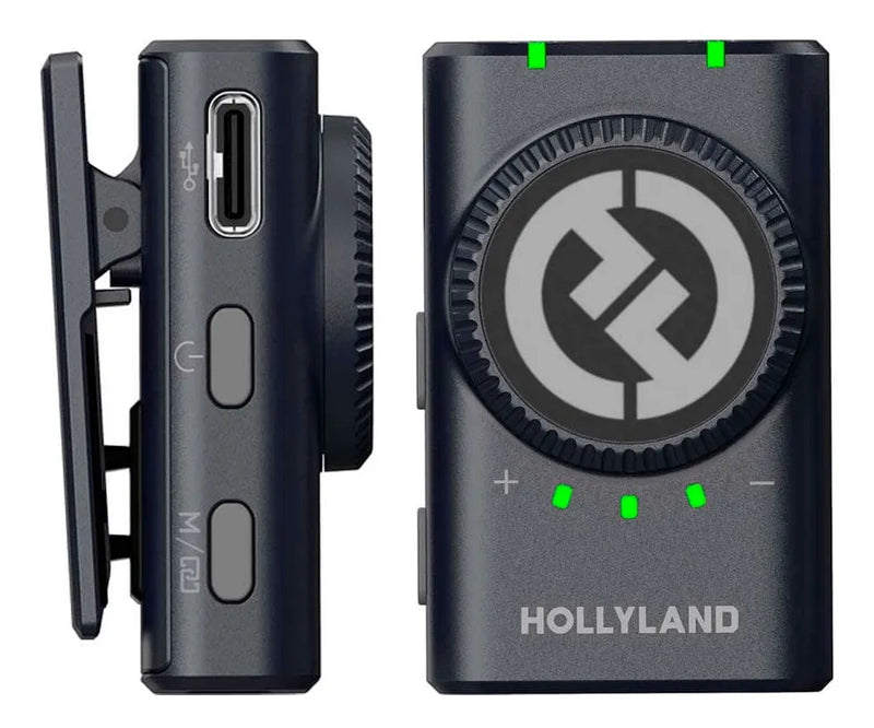 Micrófonos Inalámbricos Hollyland Lark M2 Duo Combo Negro