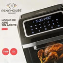 Freidora de aire Renahouse RH97 de 12L color negro