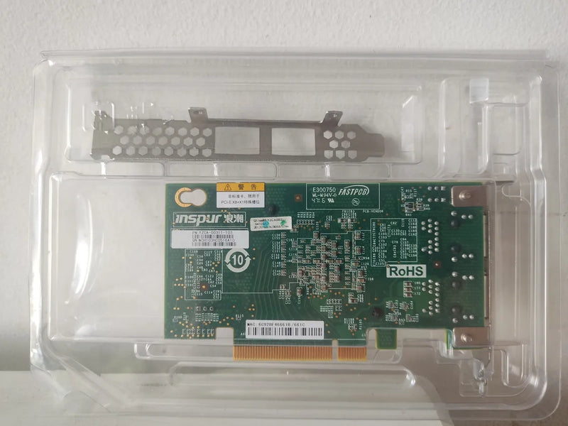 Tarjeta Red Ethernet 2 Puertos Rj45 10g X540-t2 Pcie-x8 X4