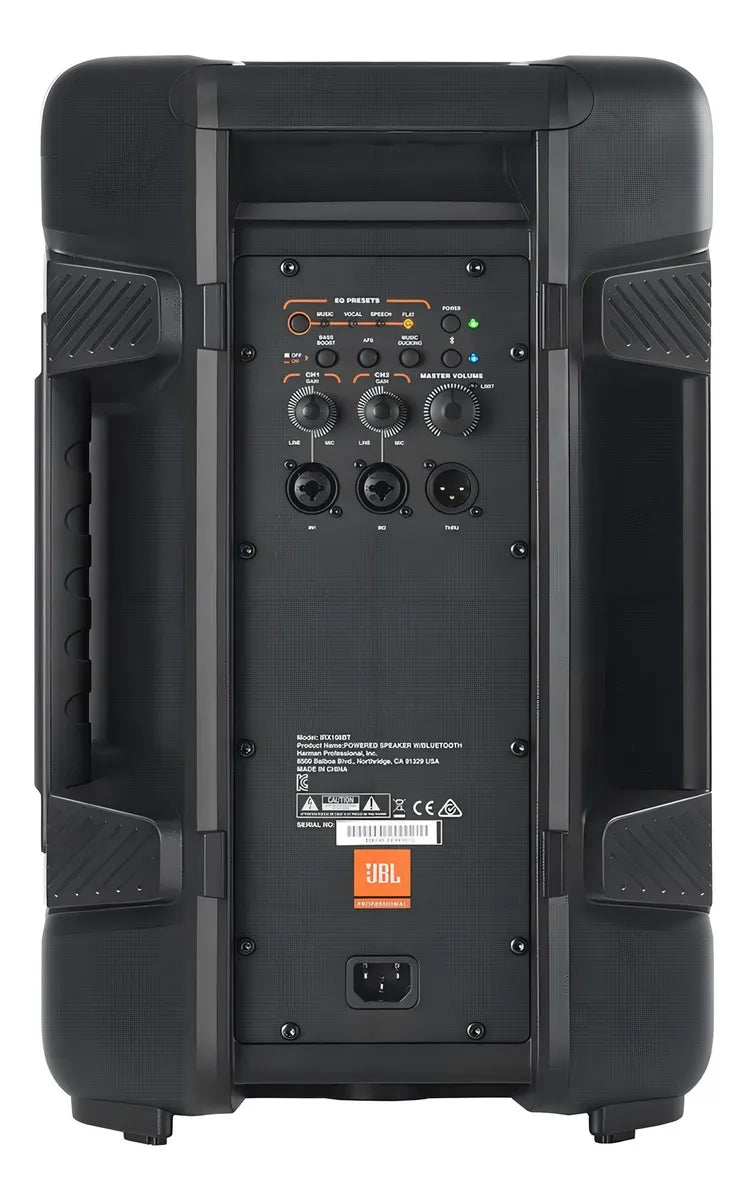 Monitor de escenario JBL IRX112BT IRX-112BT portátil con bluetooth negra