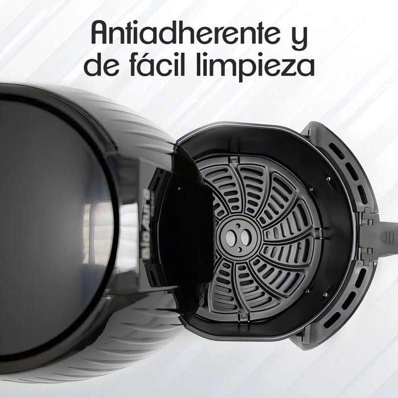 Freidora De Aire Pantalla Digital Bioaura Kitchen Frei01 Negro 1300 W