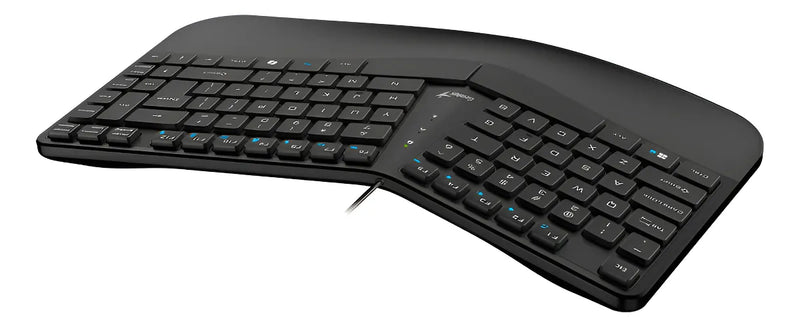 Teclado Genius Ergo Kb-700 Teclado Negro Idioma Español Latinoamérica
