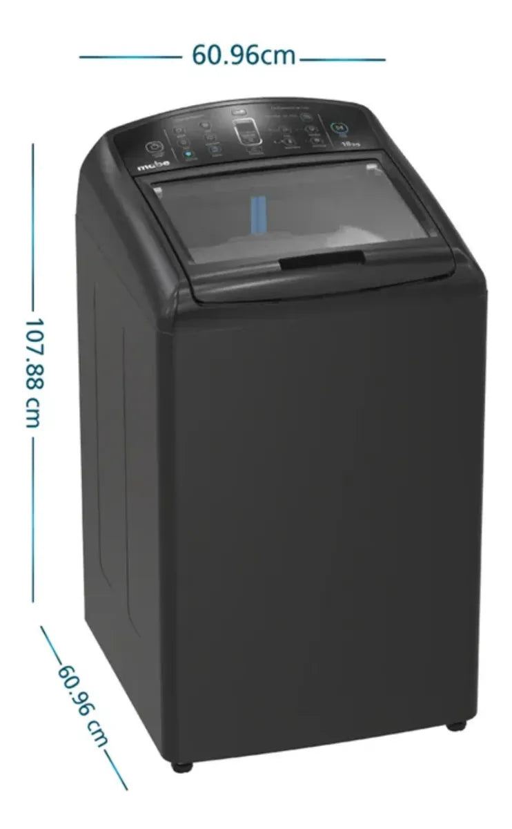 Lavadora Mabe Semiautomática Lmc48100wdab0 Diamond Gris