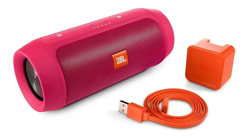 Parlante Jbl Charge 2 Plus Resistente A Salpicaduras Rosado Pink